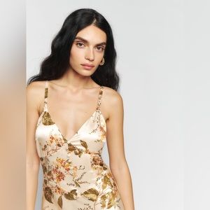 Reformation NWT Esa Silk Dress